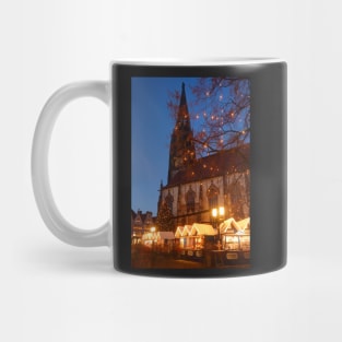Lambertikirche, church, Christmas market, Munster, city, Westphalia Mug